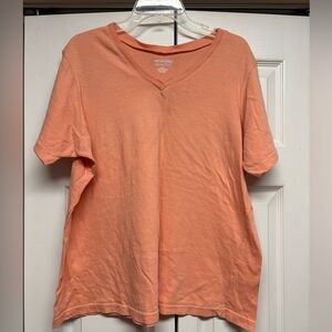 All American Comfort Women's V-Neck Coral Tee